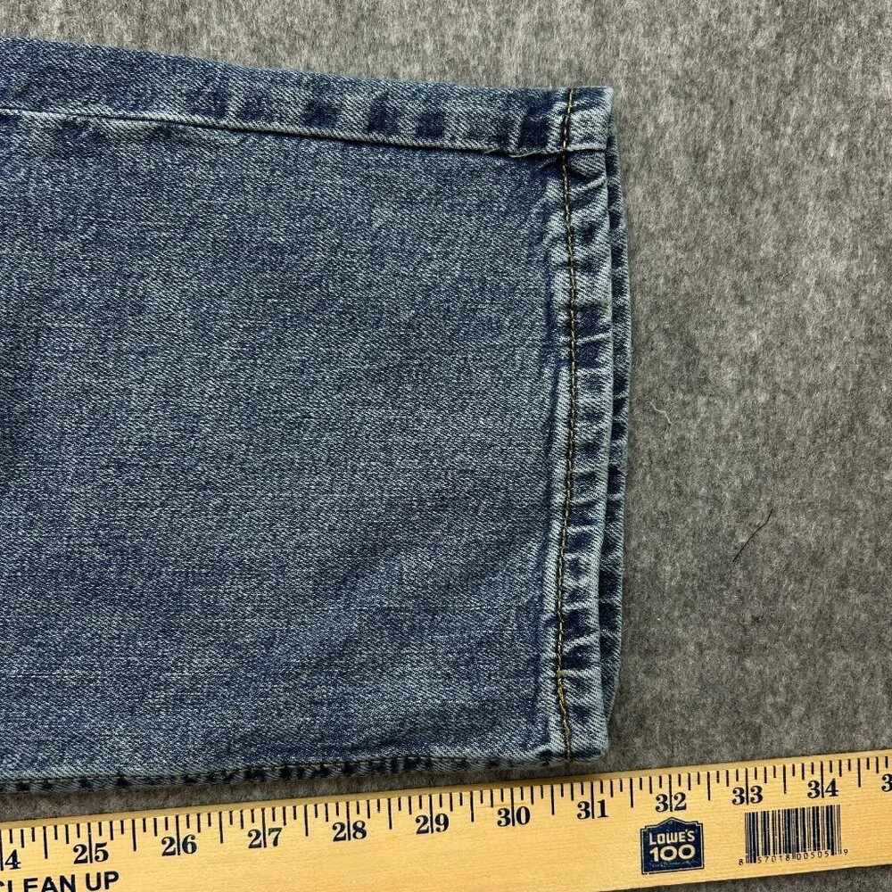 Levi's 514 Straight Fit Jeans Men's Size 40 X 32 Mid Rise Medium Wash Denim